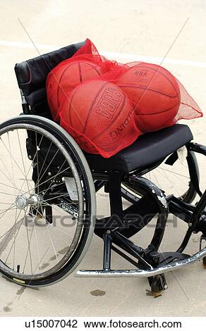 Cool image of a wheelchair full of basketballs - very representative image for wheelchair basketball. View Large Photo Image Stock Image - Cool image of a wheelchair full of basketballs - very representative image for wheelchair basketball.. Fotosearch
