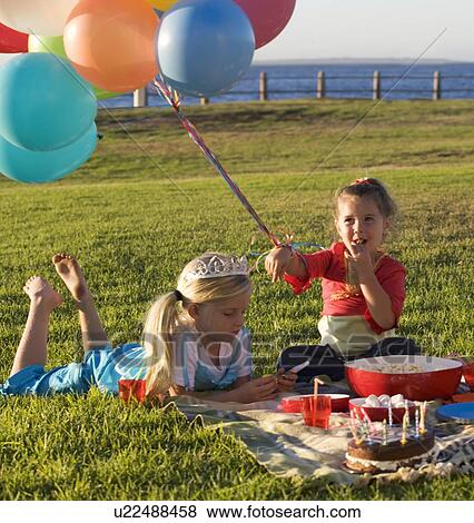 A birthday picnic View Large Photo Image Stock Photo - A birthday picnic. Fotosearch