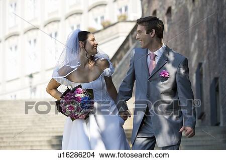 A bride and groom View Large Photo Image Picture - A bride and groom. Fotosearch