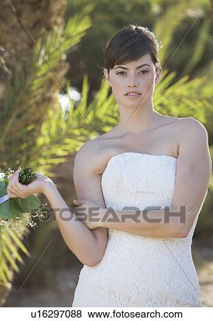 A bride waiting for the groom View Large Photo Image Stock Photo - A bride waiting for the groom. Fotosearch
