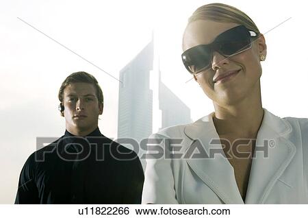 A businessman and woman View Large Photo Image Stock Photograph - A businessman and woman. Fotosearch