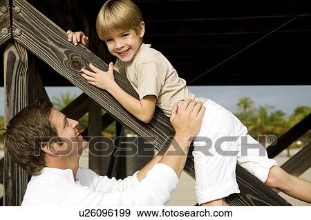 A father and his son View Large Photo Image Stock Photo - A father and his son. Fotosearch