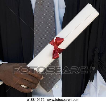 Stock Image - A graduate, close-up. Fotosearch