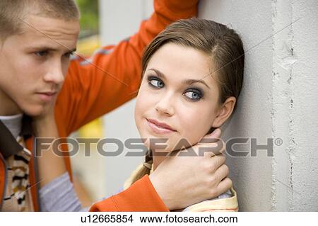 A teenage couple View Large Photo Image Picture - A teenage couple. Fotosearch