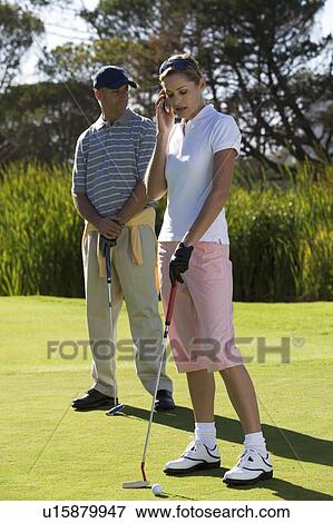 Interruption to the game of golf View Large Photo Image Stock Photo - Interruption to the game of golf. Fotosearch