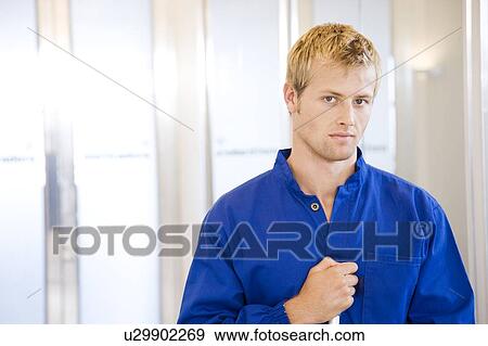 Office cleaner or janitor, half length portrait View Large Photo Image Stock Photo - Office cleaner or janitor, half length portrait. Fotosearch