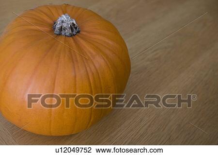 Stock Image - Orange Hallowe'en pumpkin. Fotosearch