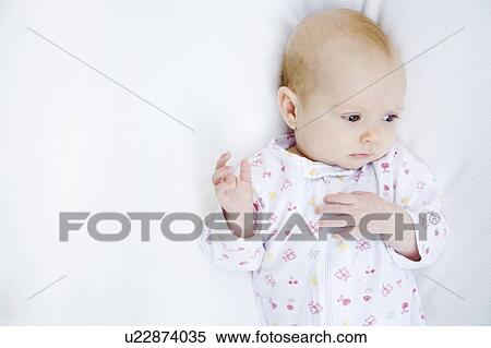 Stock Photography - Portrait of a baby. Fotosearch