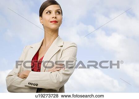 Portrait of a businesswoman View Large Photo Image Stock Photo - Portrait of a businesswoman. Fotosearch