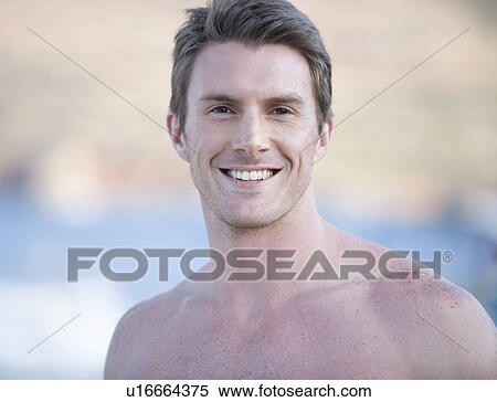 Stock Photography - Portrait of a smiling man. Fotosearch
