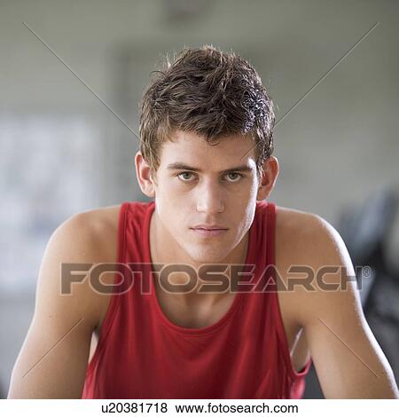 Stock Photo - Portrait of a young man. Fotosearch