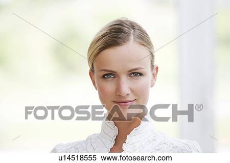 Portrait of a young woman View Large Photo Image Stock Photography - Portrait of a young woman. Fotosearch
