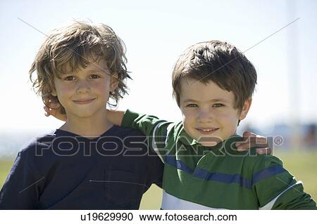 Portrait of two young boys View Large Photo Image Stock Image - Portrait of two young boys. Fotosearch
