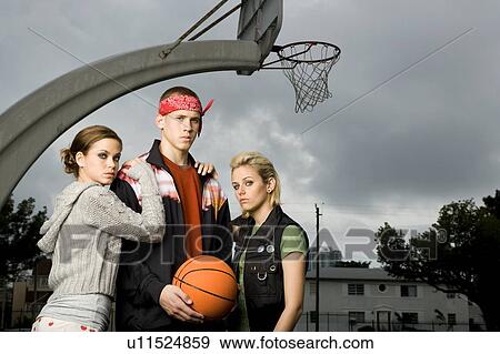 Three teenage friends View Large Photo Image Stock Photo - Three teenage friends. Fotosearch