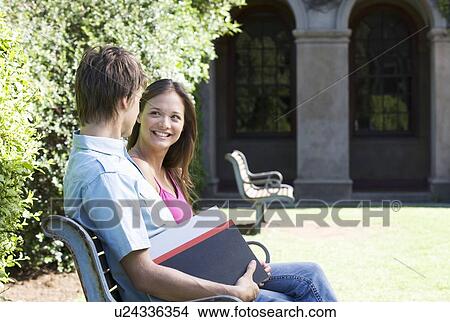 Two university students View Large Photo Image Picture - Two university students. Fotosearch