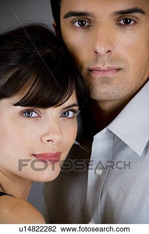 Young couple portrait View Large Photo Image Stock Image - Young couple portrait . Fotosearch