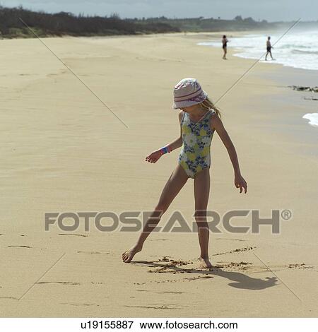 Stock Photo - Child at the Beach. Fotosearch