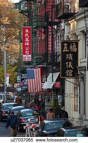 China Town, Manhattan, New York City View Large Photo Image Stock Photography - China Town, Manhattan, New York City. Fotosearch