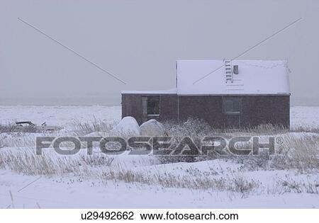 Churchill Northern Manitoba Cabin by Shoreline View Large Photo Image Stock Image - Churchill Northern Manitoba Cabin by Shoreline. Fotosearch
