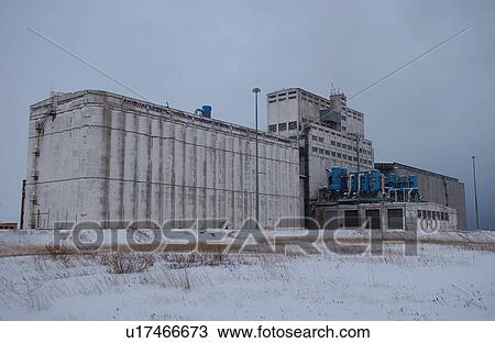 Churchill Northern Manitoba town and surroundings Grain Elevator View Large Photo Image Stock Image - Churchill Northern Manitoba town and surroundings Grain Elevator. Fotosearch