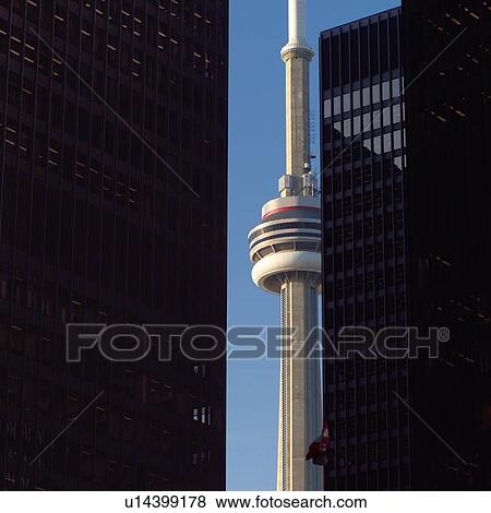 CN Tower Toronto Ontario Canada View Large Photo Image Stock Photo - CN Tower Toronto Ontario Canada. Fotosearch