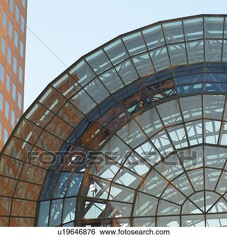 Curved top of building in Battery Park City, New York City View Large Photo Image Stock Photograph - Curved top of building in Battery Park City, New York City. Fotosearch