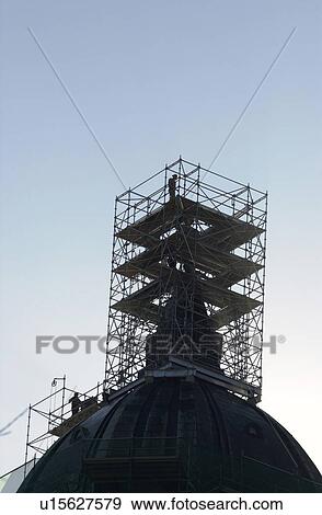 Stock Photo - Golden Boy, Manitoba Legislative Building, Winnipeg, Manitoba, Canada. Fotosearch