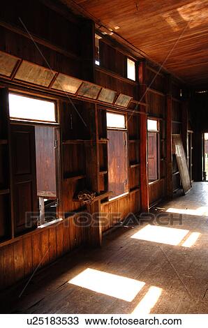 Hallway with sunlight shining through windows View Large Photo Image Stock Image - Hallway with sunlight shining through windows. Fotosearch