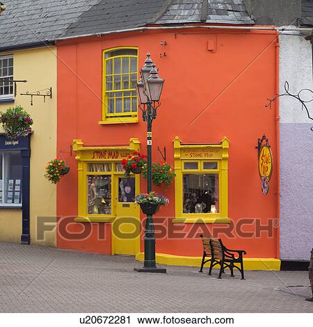 Ireland - Kinsale - Building exterior View Large Photo Image Stock Image - Ireland - Kinsale - Building exterior. Fotosearch