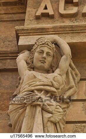 Low angle view of a statue on a building, Havana, Cuba View Large Photo Image Stock Photograph - Low angle view of a statue on a building, Havana, Cuba. Fotosearch
