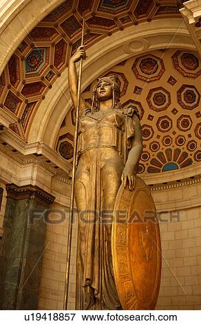 Stock Photo - Low angle view of the statue of a soldier, Havana, Cuba. Fotosearch