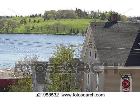Stock Image - Lunenberg, Nova Scotia, Canada. Fotosearch