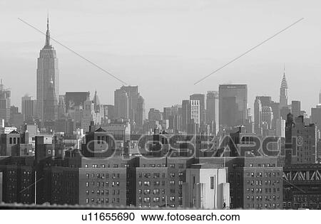 Stock Image - Manhattan Skyline, New York City. Fotosearch