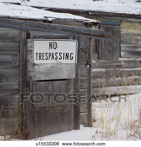 No Tresspassing Sign View Large Photo Image Stock Photograph - No Tresspassing Sign. Fotosearch