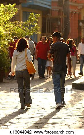 People walking outdoors, Havana, Cuba View Large Photo Image Stock Image - People walking outdoors, Havana, Cuba. Fotosearch