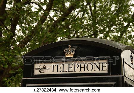 Picture - Phone Booth, London England. Fotosearch