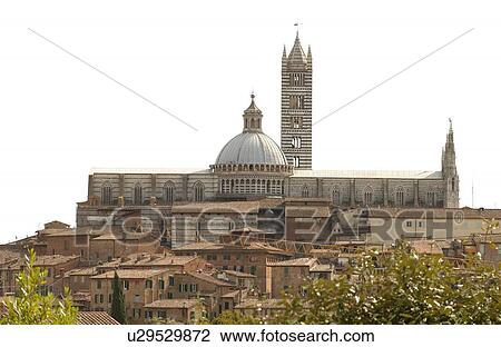 Stock Image - Siena, Italy - Tuscany. Fotosearch