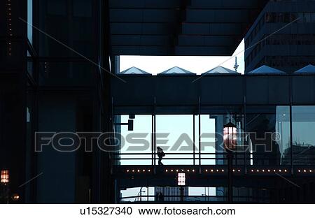 Silhouette of Walkway View Large Photo Image Stock Image - Silhouette of Walkway. Fotosearch