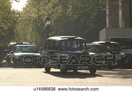 Stock Photo - Taxi - London, England. Fotosearch