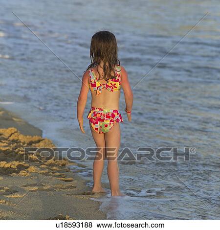 Stock Photo - Young Girl in Bikini. Fotosearch