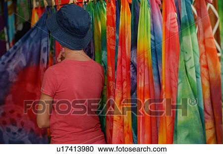 Stock Image - Young Woman Shopping. Fotosearch