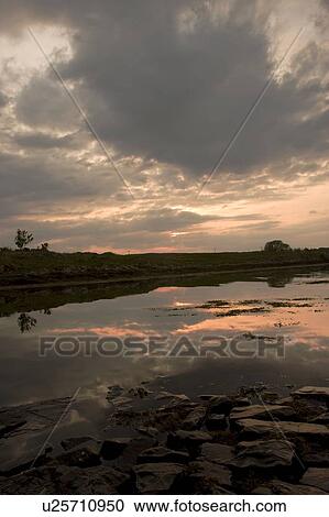 Stock Image - Evening light at Croag, Isle of Mull, Scotland. Fotosearch