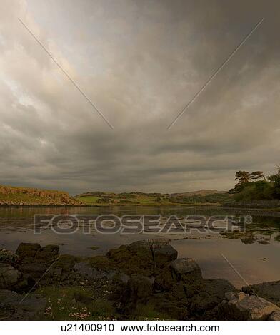 Fishing bay in late afternoon light at Croag, Isle of Mull, Scotland View Large Photo Image Stock Image - Fishing bay in late afternoon light at Croag, Isle of Mull, Scotland. Fotosearch