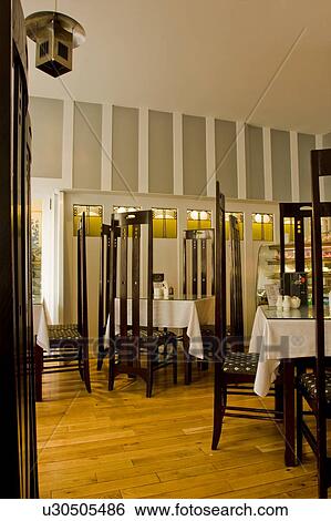 Interior Of Willow Tea Rooms Glasgow Scotland Design By