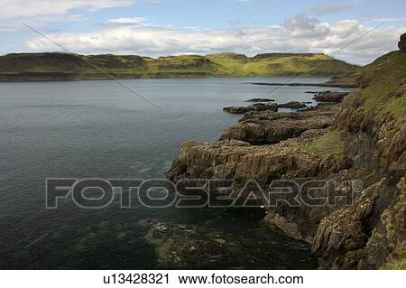 View from cliffs at Calgary bay on late sunny afternoon in spring View Large Photo Image Stock Image - View from cliffs at Calgary bay on late sunny afternoon in spring. Fotosearch