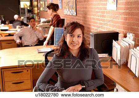 Stock Image - 1st Nations young office, Regina, Saskatchewan. Fotosearch