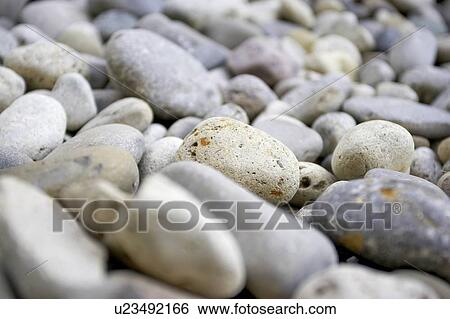 Stock Photograph - Detail of stones, Canada, Ontario. Fotosearch