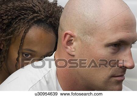 Stock Photo - Inter-racial couple, North Vancouver. Fotosearch
