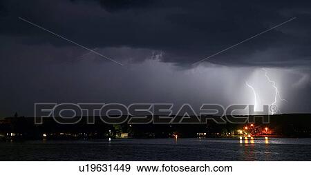 Lightning at night, Echo Lake, Saskatchewan, Canada View Large Photo Image Stock Photo - Lightning at night, Echo Lake, Saskatchewan, Canada. Fotosearch