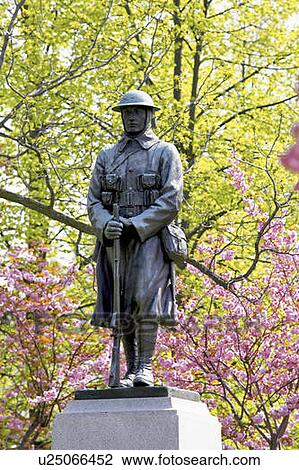 Memorial statue surrounded by cherry trees in blossom, Canada, Ontario View Large Photo Image Stock Image - Memorial statue surrounded by cherry trees in blossom, Canada, Ontario. Fotosearch